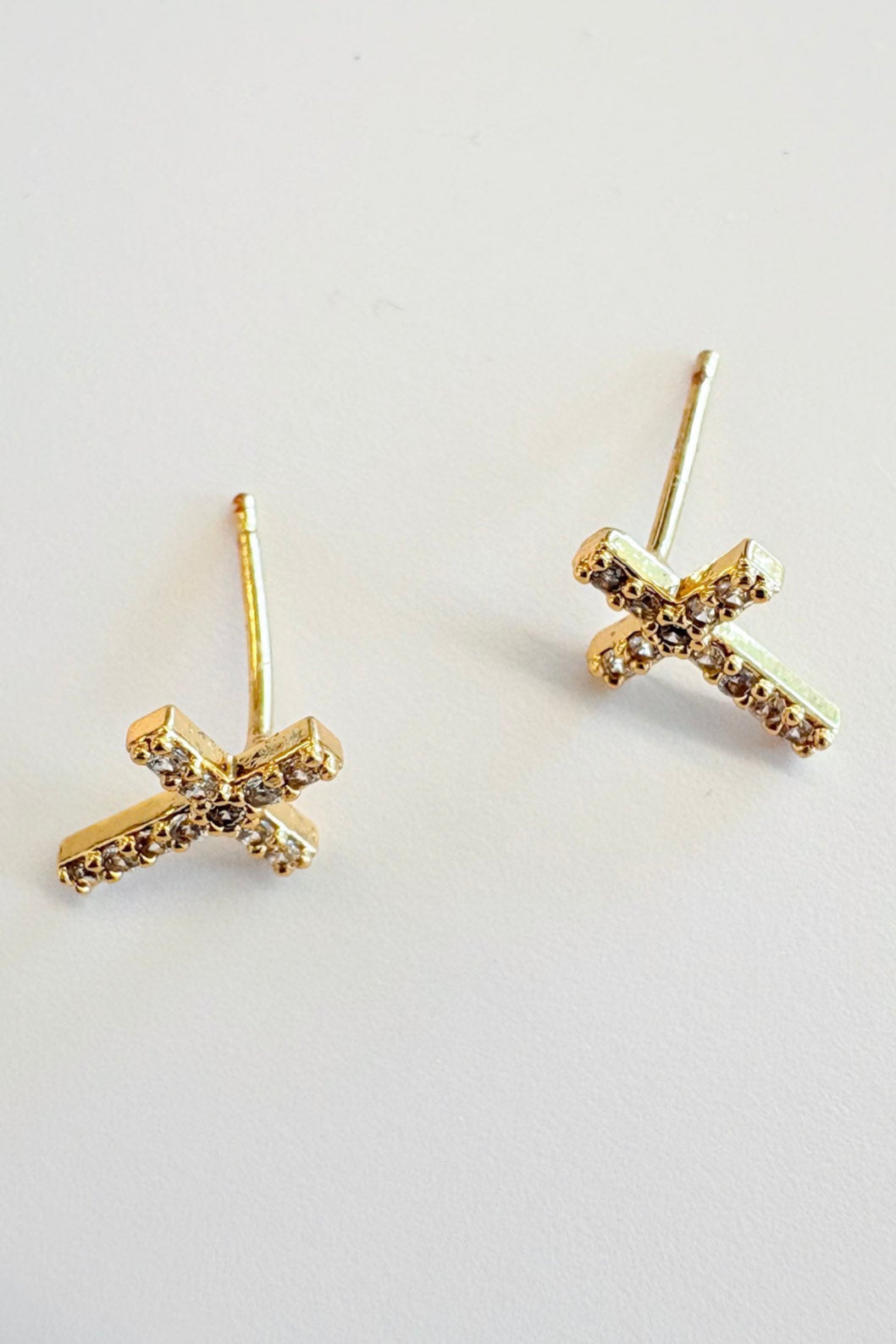 Cross Stud Earrings