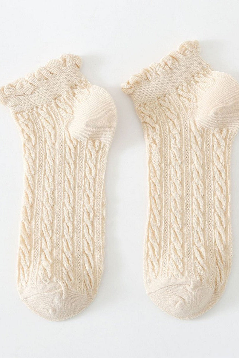 Twisted Cotton Socks