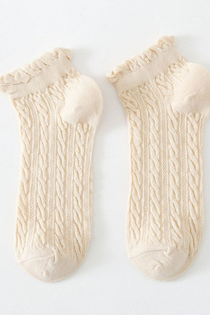 Twisted Cotton Socks