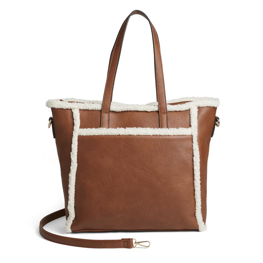 Kinsey Sherpa Tote and Crossbody