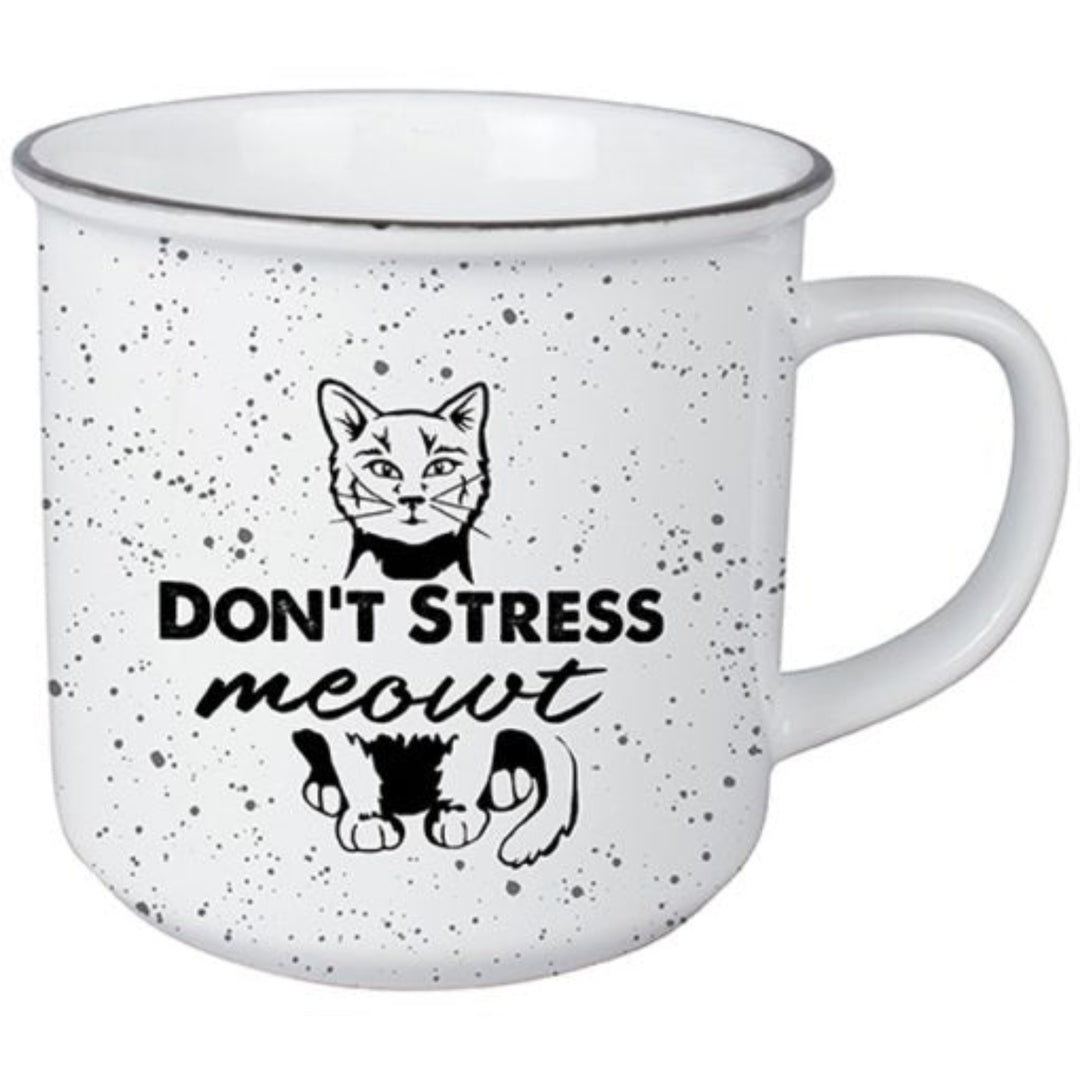 Don't Stress Meowt Vintage Mug
