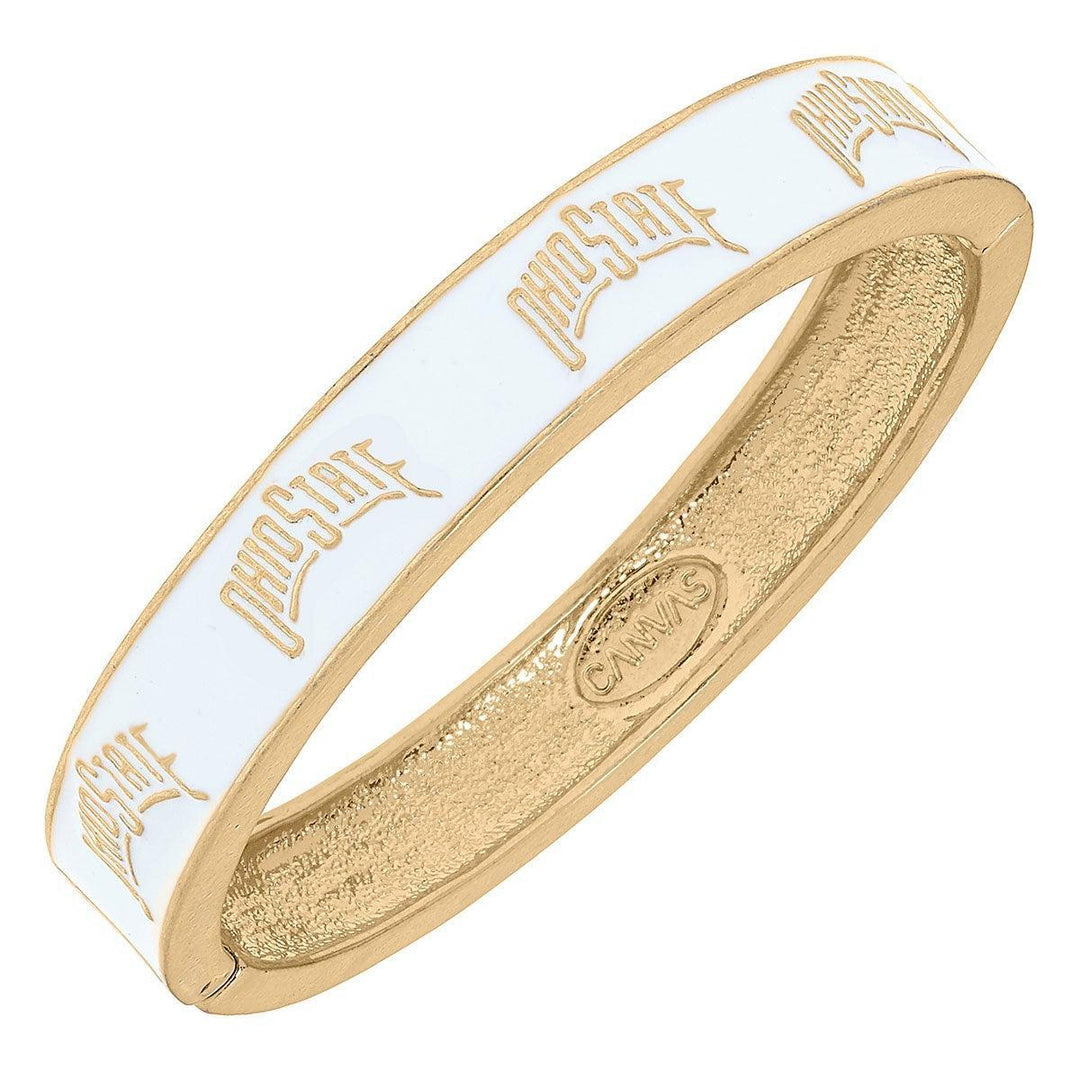 Ohio State Buckeyes Hinge Bangle