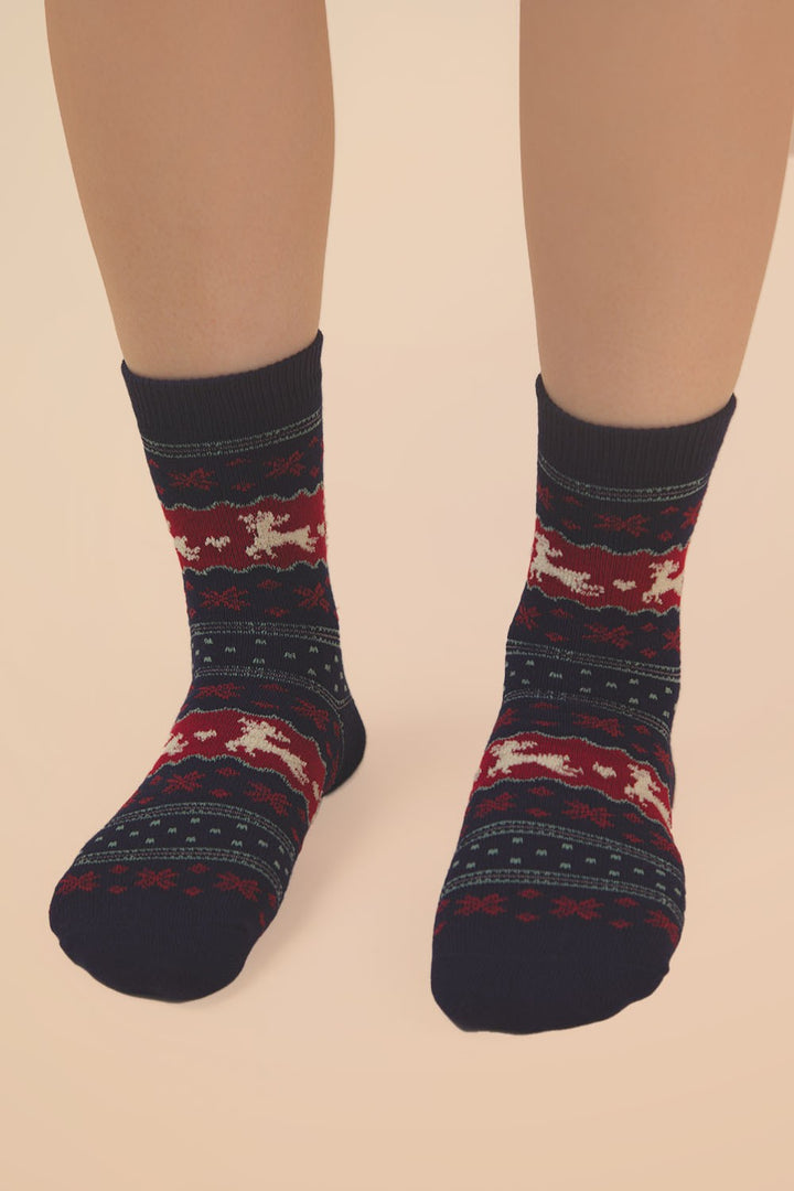 Christmas Graphic Crew Socks