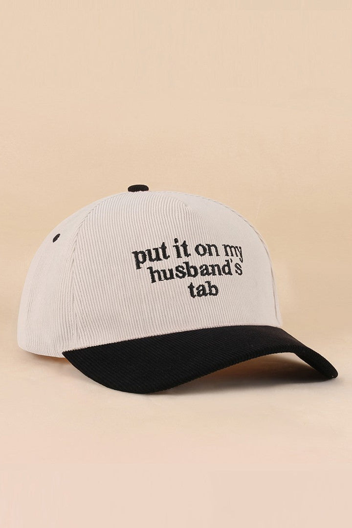 Husbands Tab Corduroy Hat