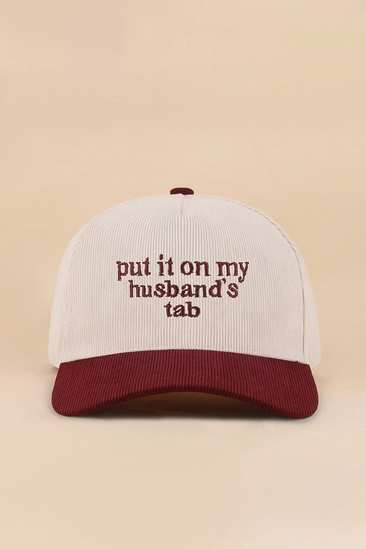 Husbands Tab Corduroy Hat