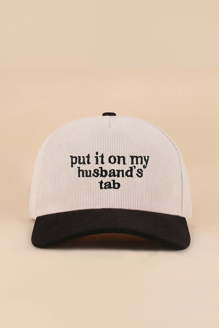 Husbands Tab Corduroy Hat