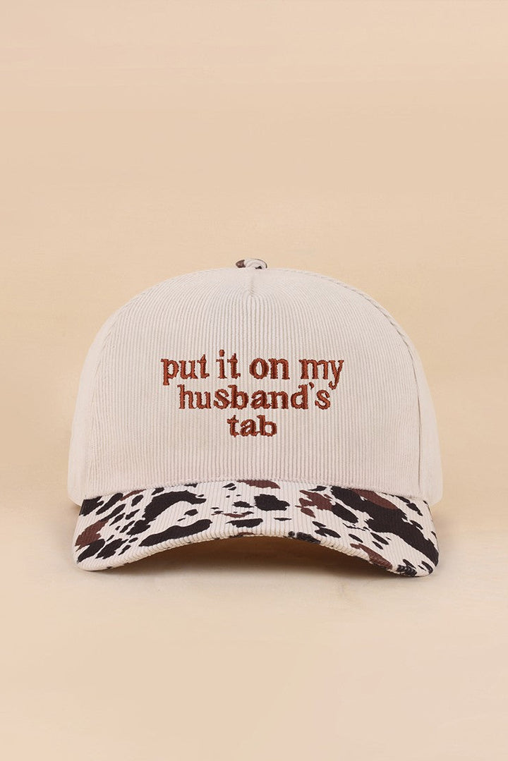 Husbands Tab Corduroy Hat