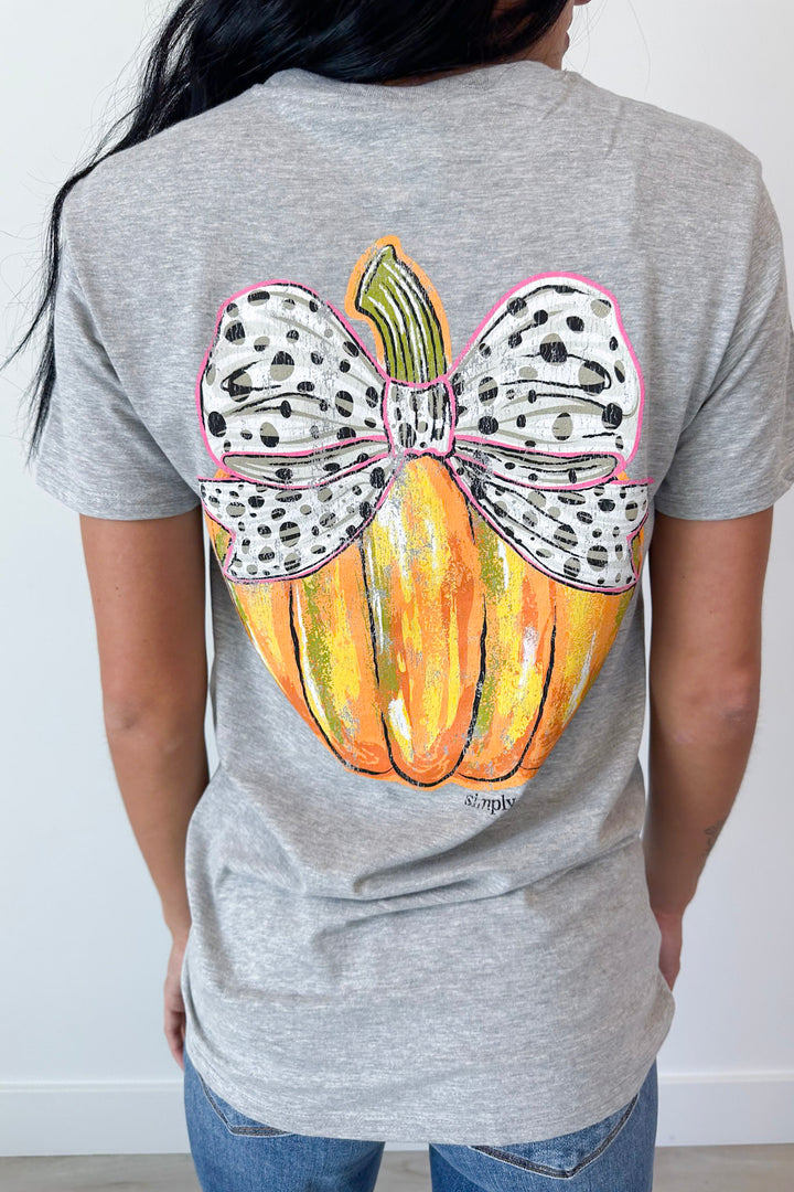 Pumpkin Bow Tee