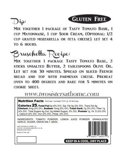 Tasty Tomato Basil Dip