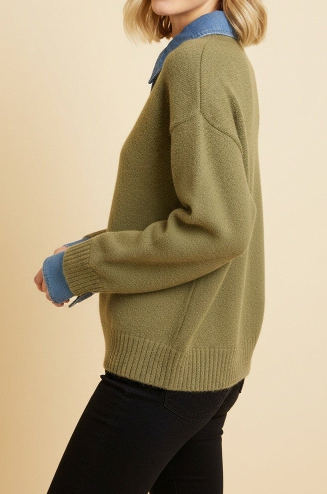 Somewhere Cozy Sweater Curvy