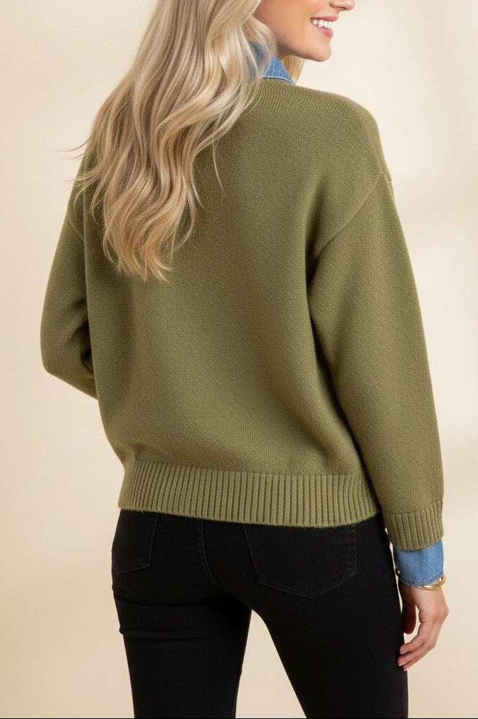 Somewhere Cozy Sweater Curvy