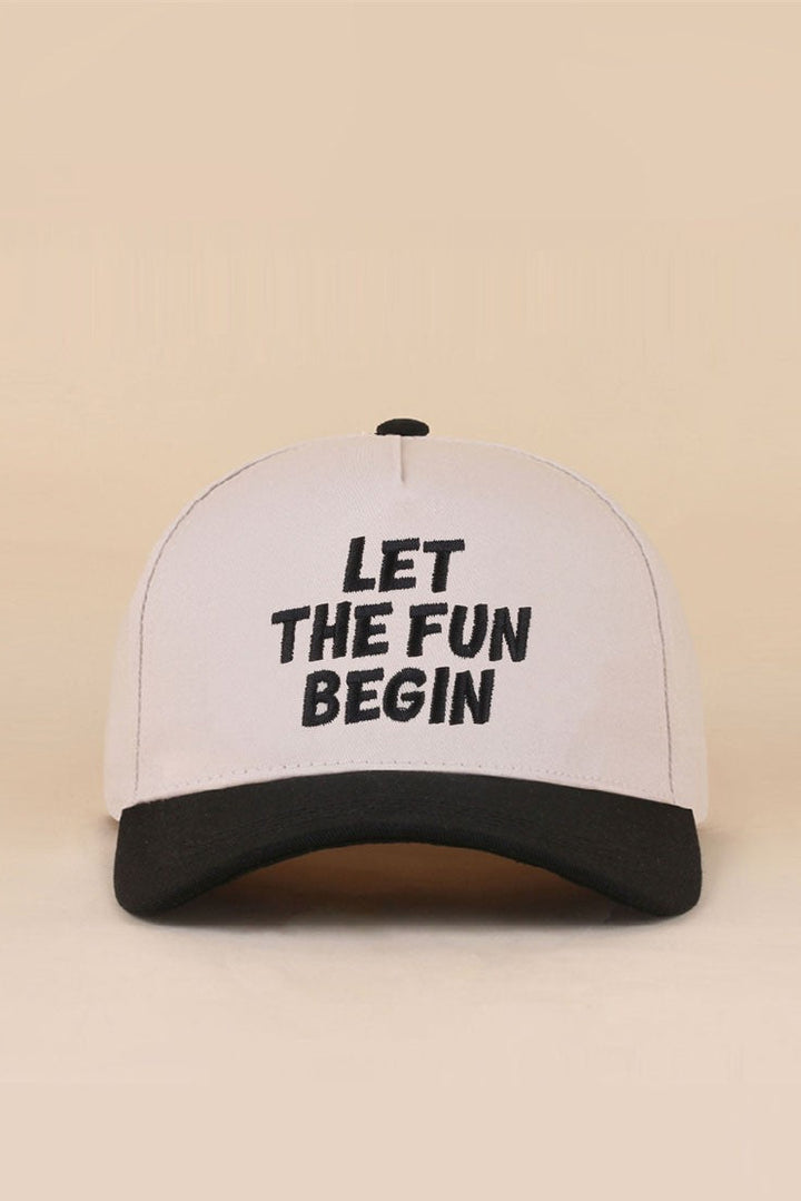 Let The Fun Begin Hat
