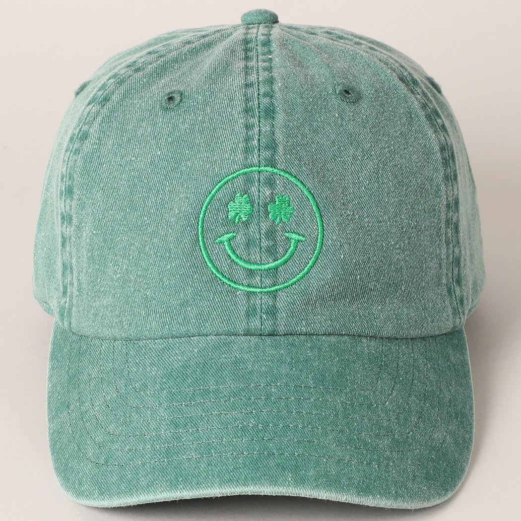 Clover Happy Face Hat