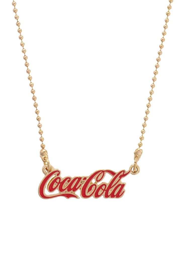 Coca Cola Logo Necklace
