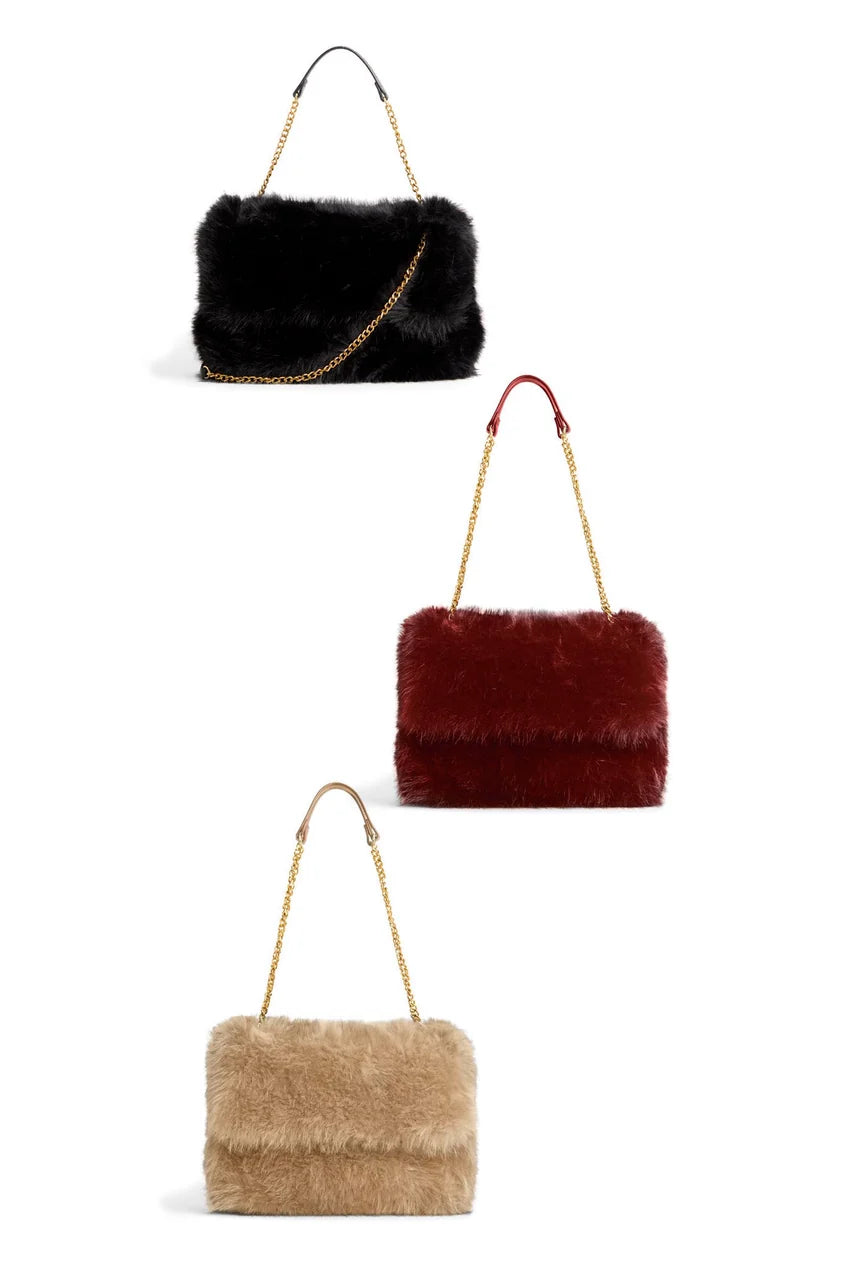 Shayla Fur Convertible Crossbody