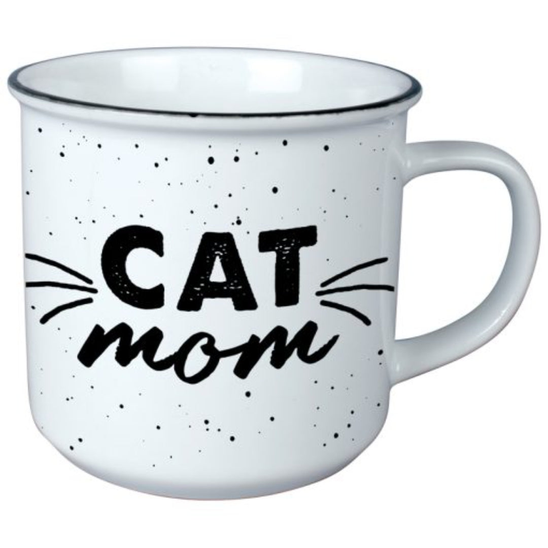 Cat Mom Vintage Mug