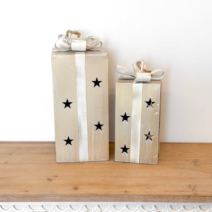 Gold Gift Box Decor