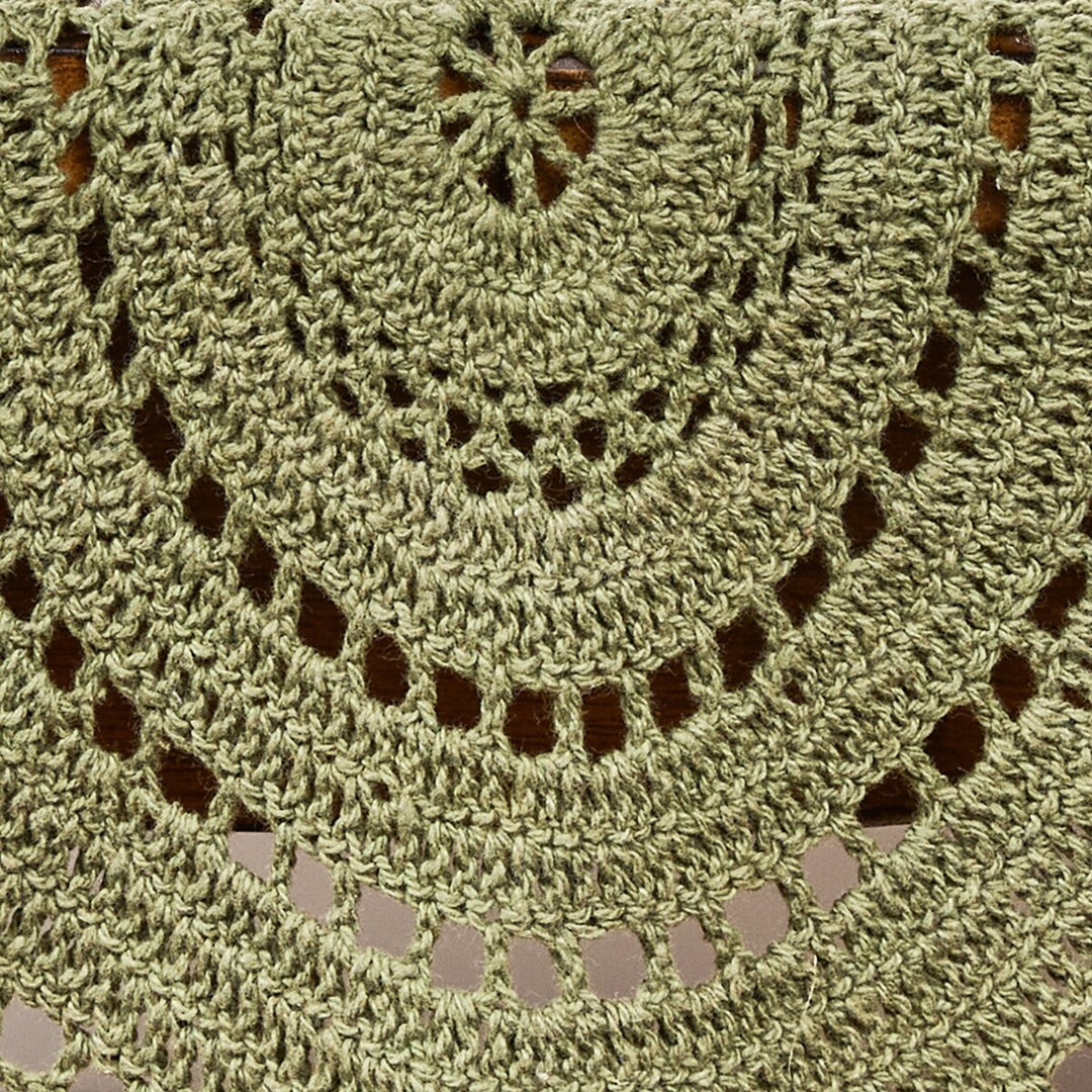 Matcha Green Crochet Table Runner