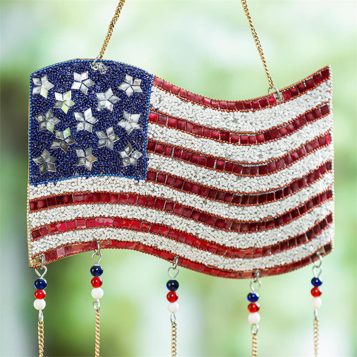 American Flag Bell Chime
