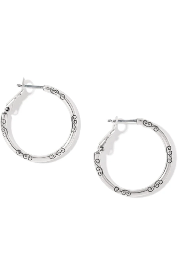 Brighton Small Hoop Charm Earrings