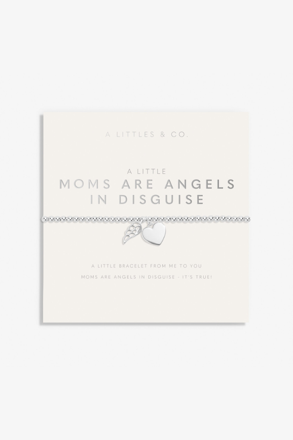 A Little Moms Are Angels In Disguise Bracelet