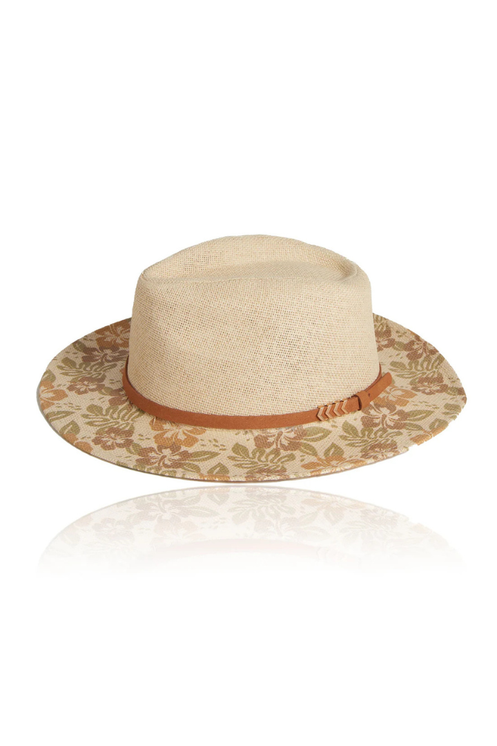 Floral Panama Hat