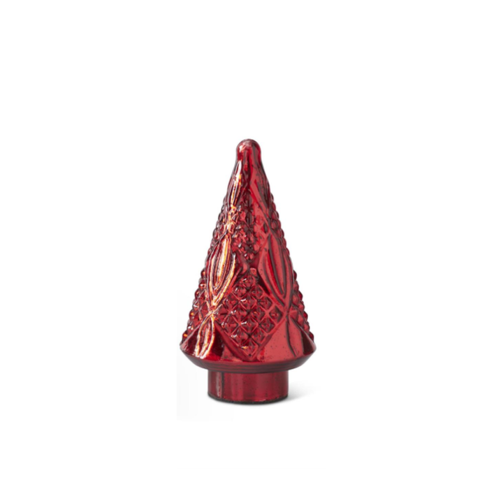 Red Mercury Glass Tree
