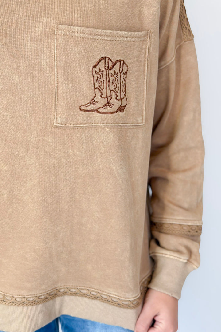 Cowboy Boots Sweatshirt