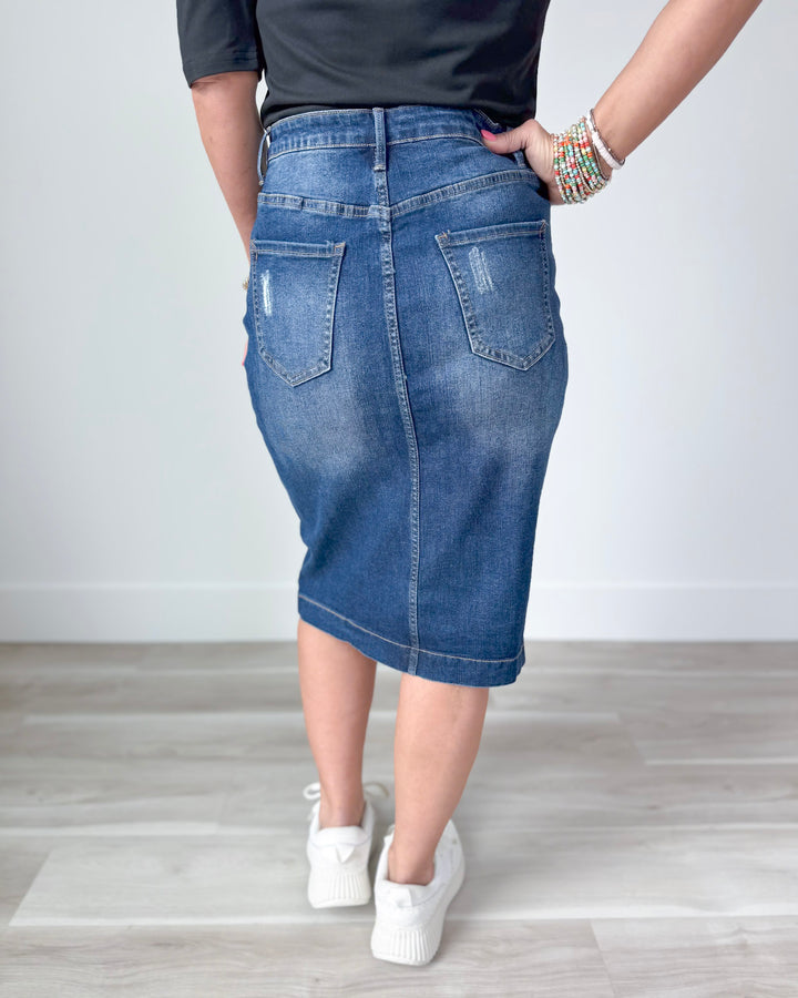 The Indie Denim Skirt