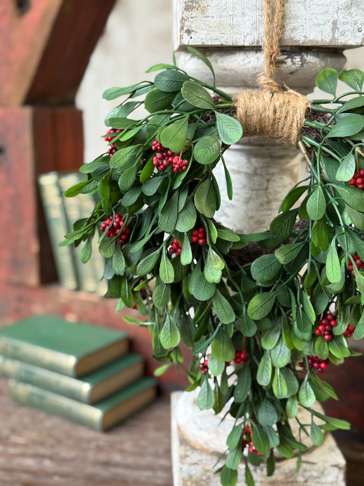 Noelle Greens Hanging Wreath