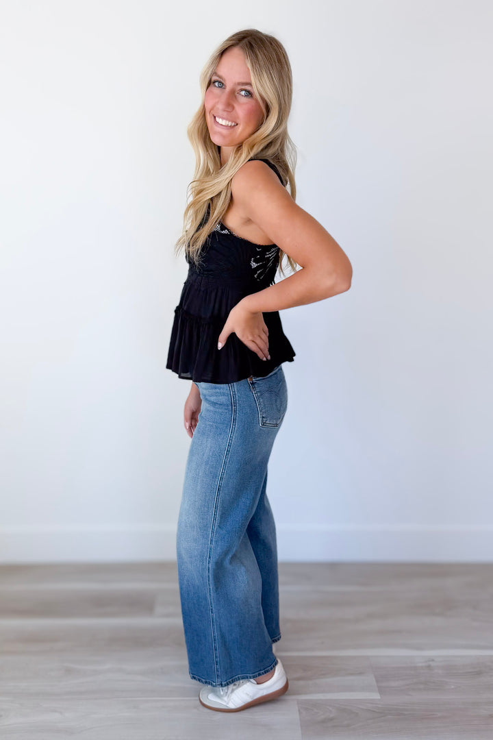 Free People Petal Party Top