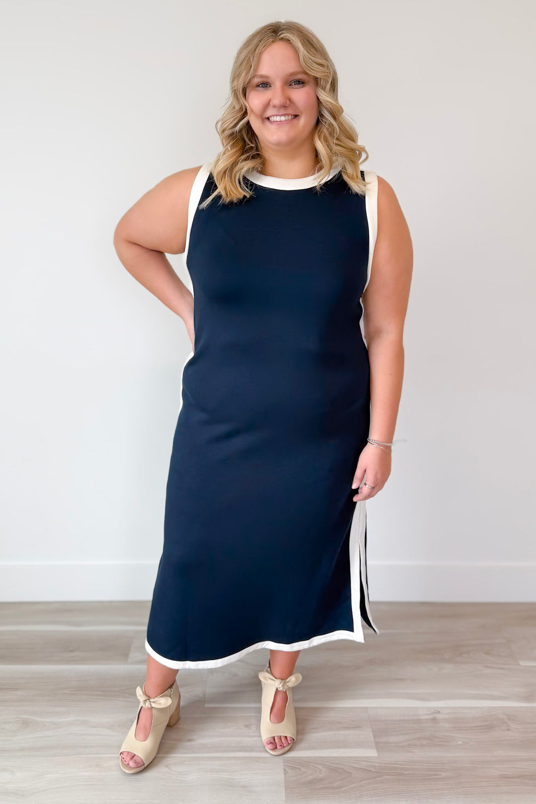 Sleeveless Midi Dress