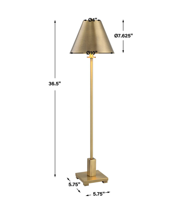 Brass Pilot Buffet Lamp  - Local Pickup