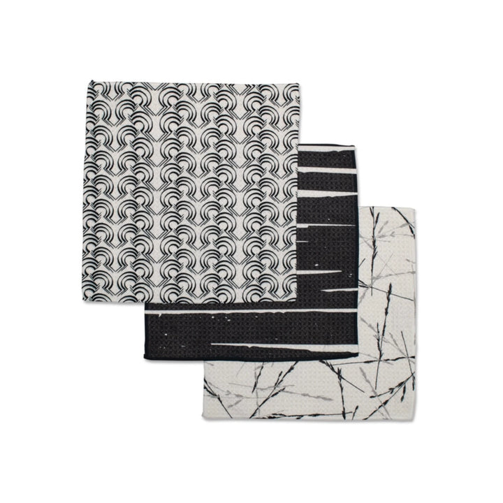 Geometry Night Reeds Dishcloth Set