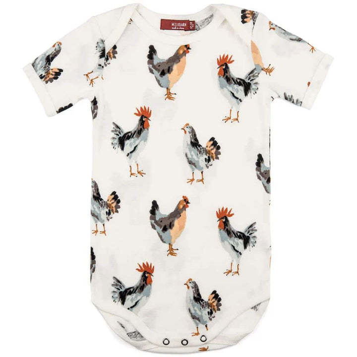 Chicken Short Sleeve Onesie