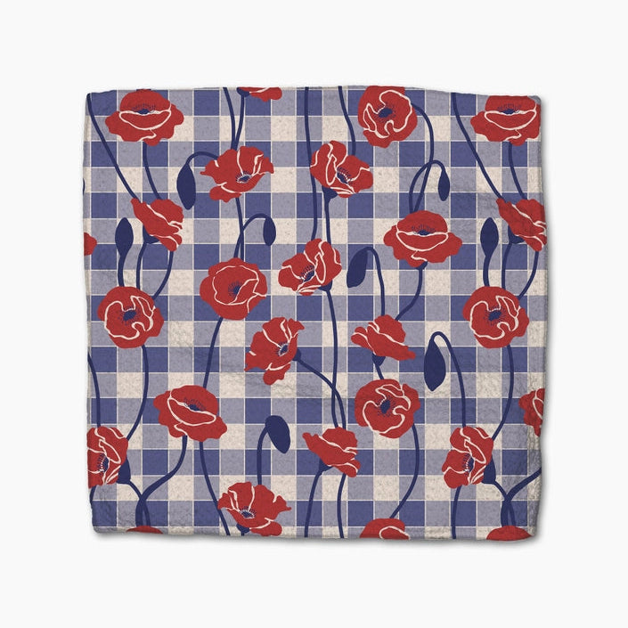 Geometry Forever Free Poppies Dishcloth Set