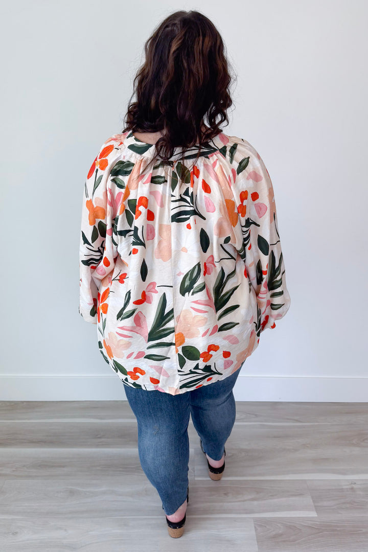 Sunset Garden Top Curvy