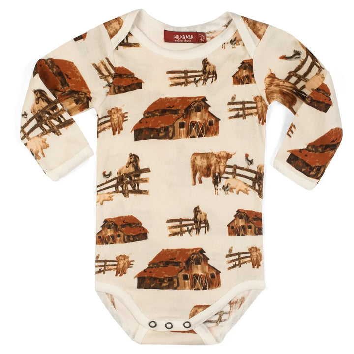 Homestead Long Sleeve Onesie