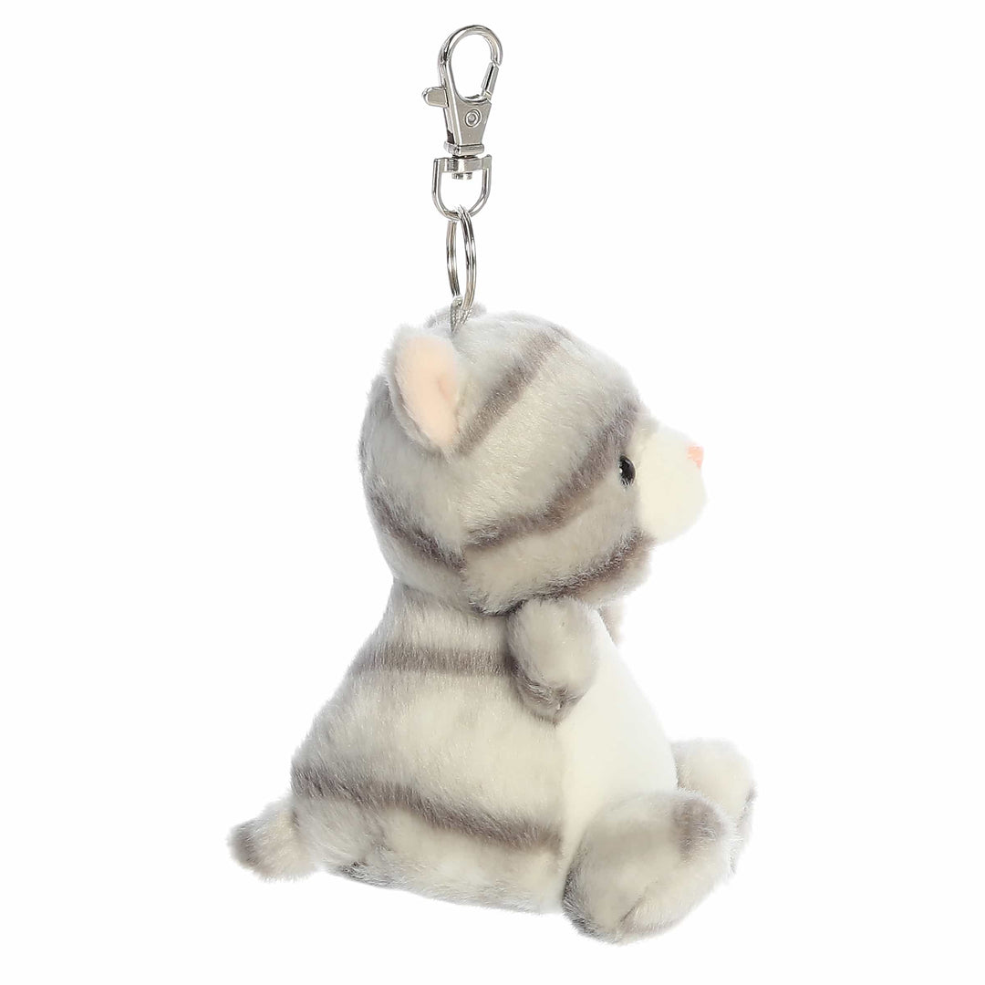 Silver Kitty Clip On