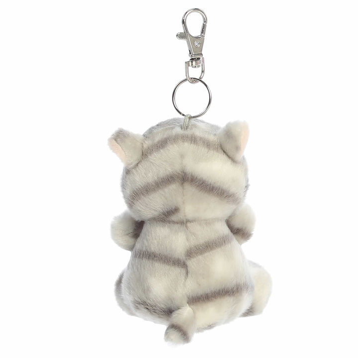 Silver Kitty Clip On