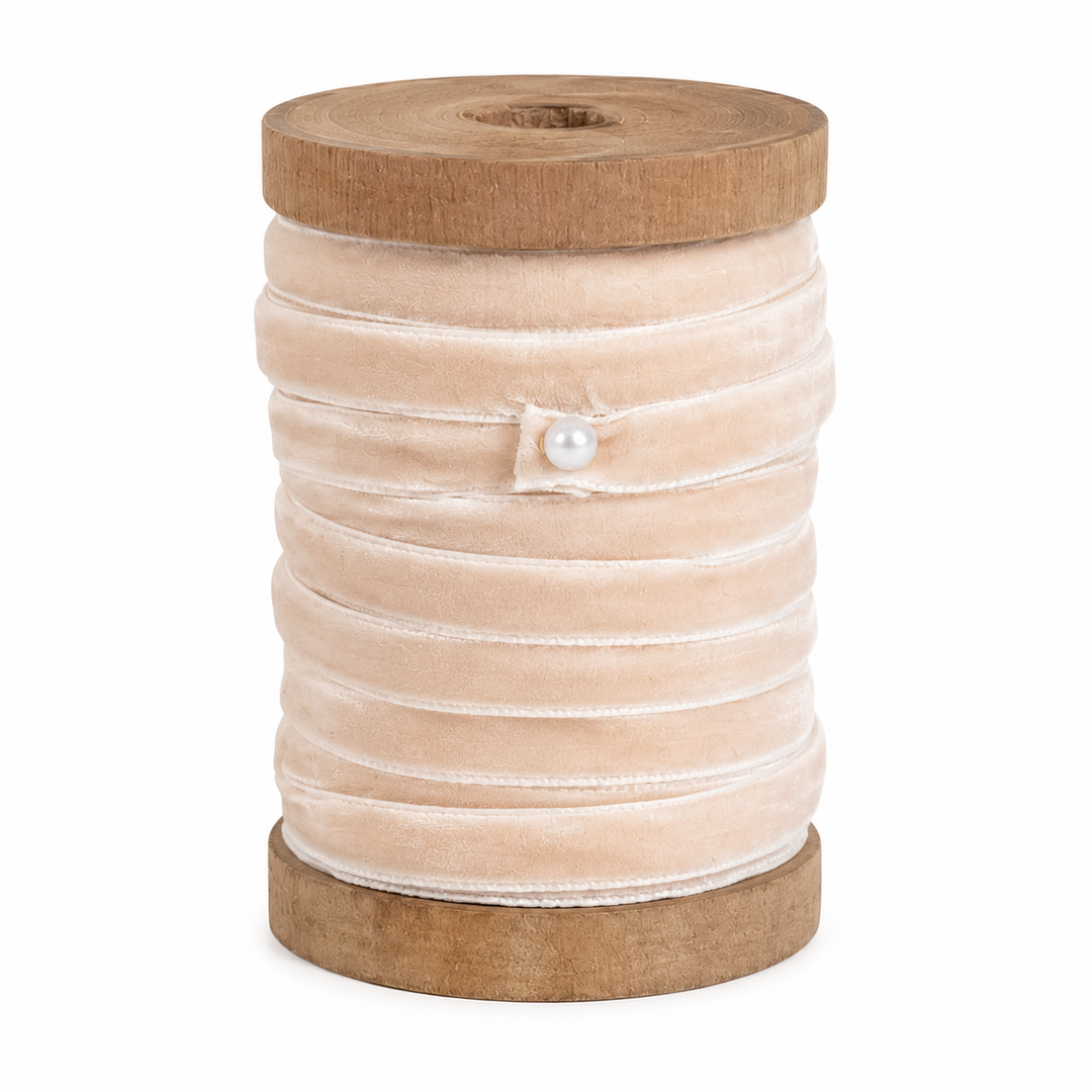 Velvet Ribbon On Spool