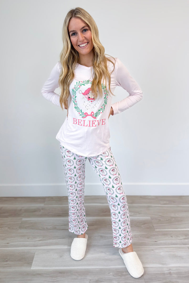 Believe In Santa Pajama Set