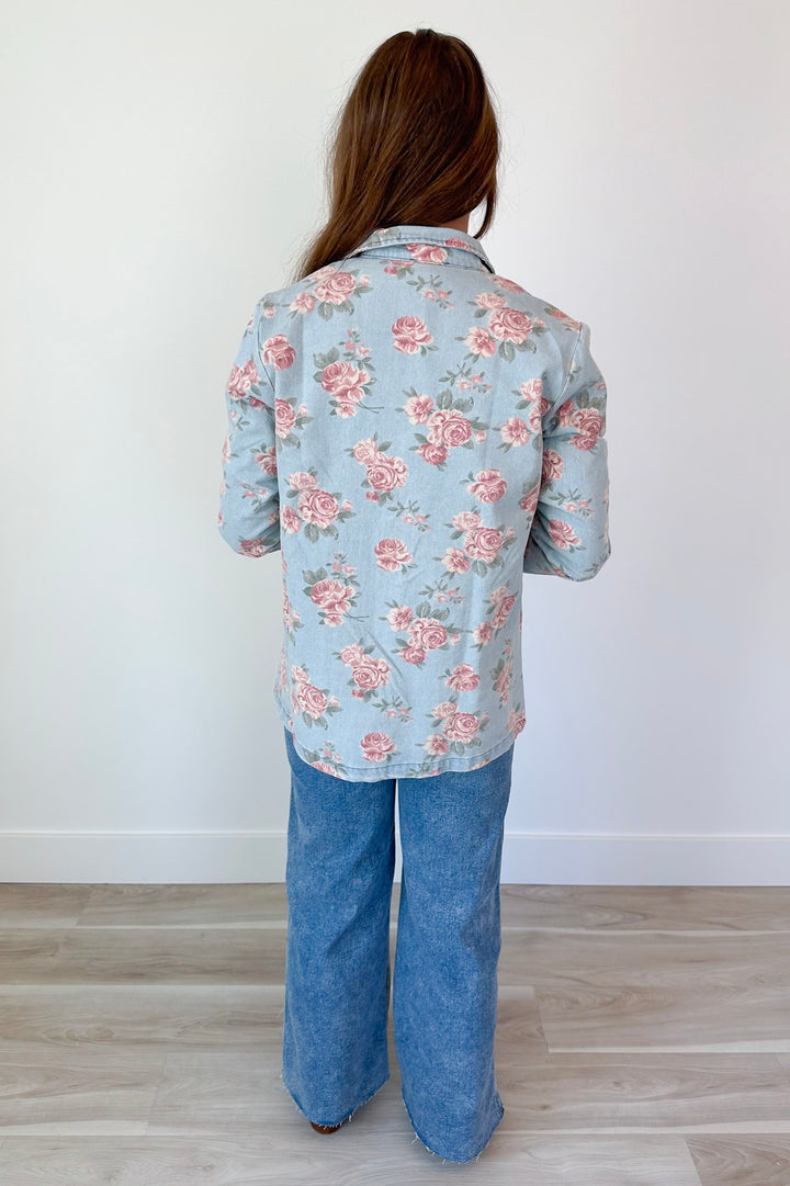 Blooming Blues Blazer