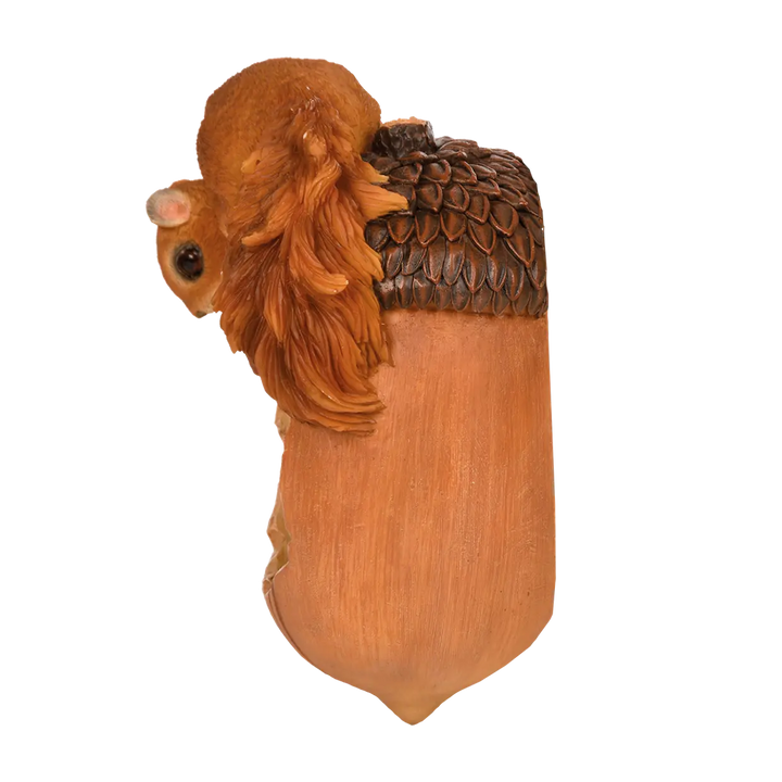Squirrel Acorn Jar Holder Bird Feeder