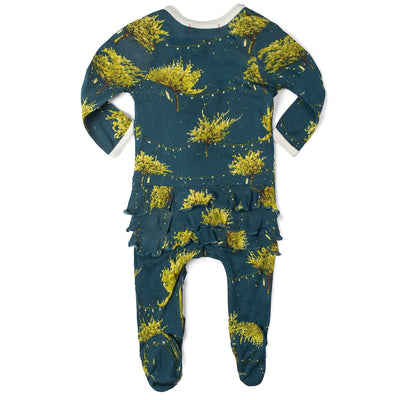 Firefly Ruffled Footed Romper