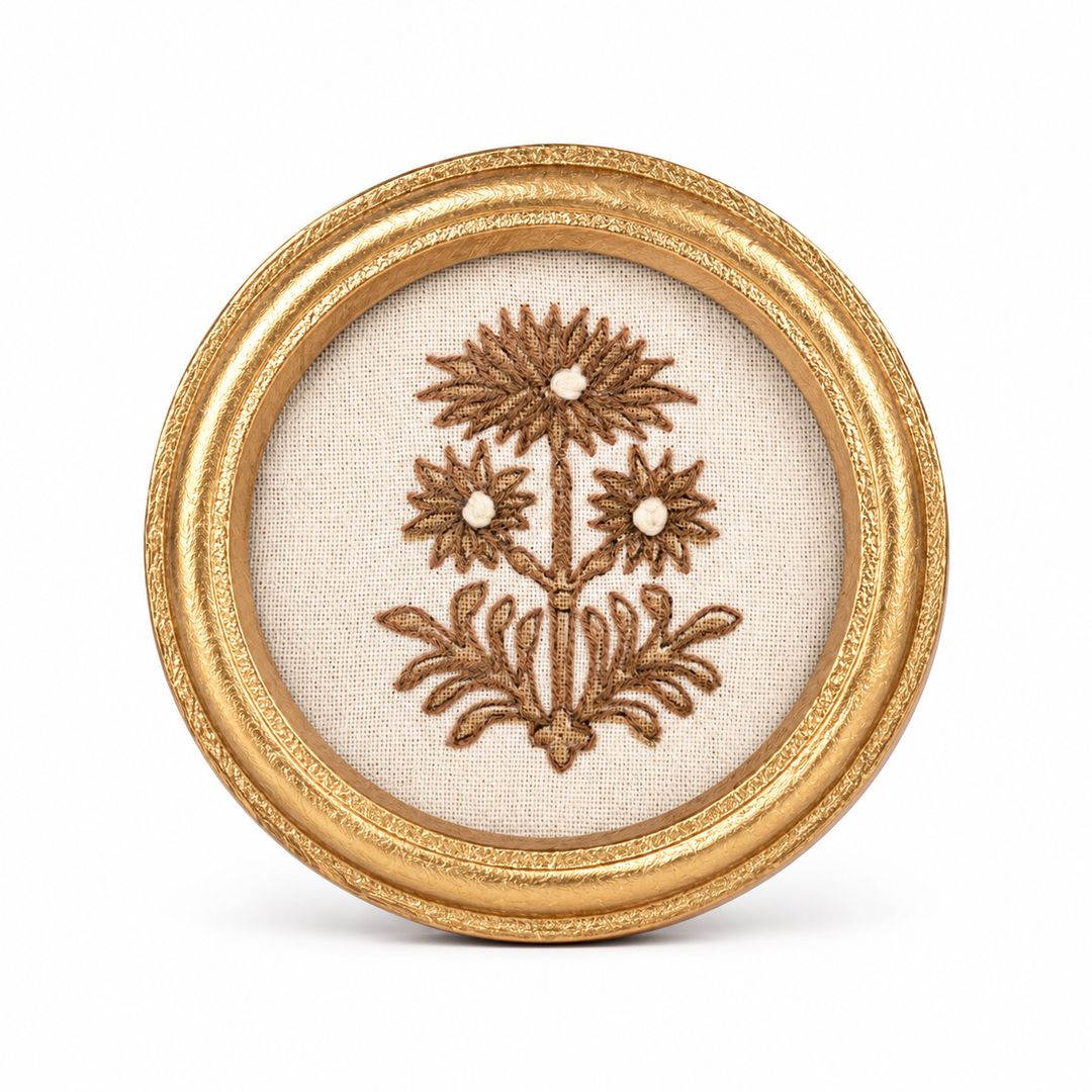 Gold Framed Flower