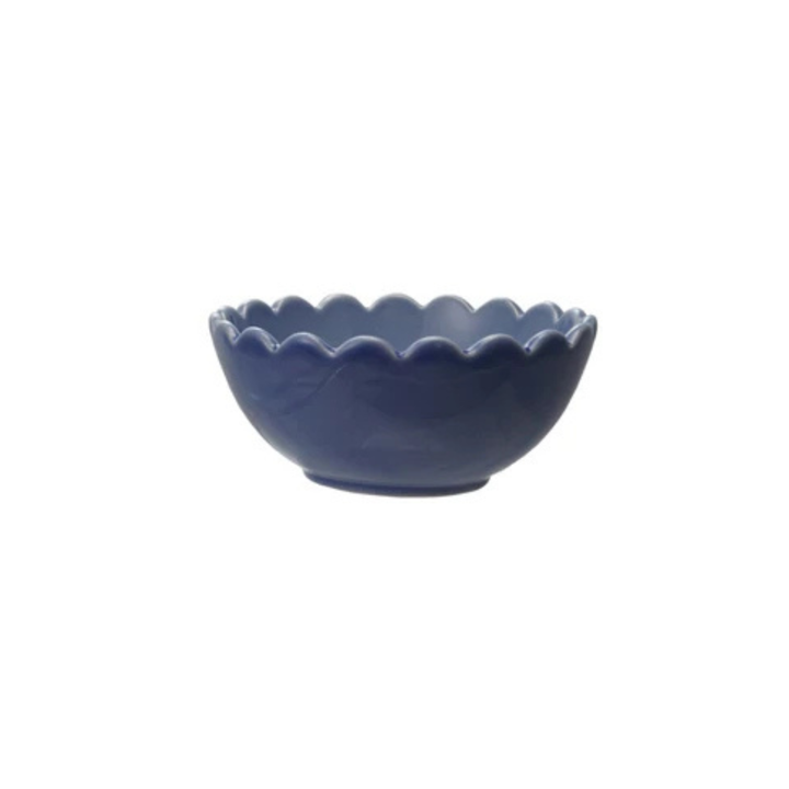 Scalloped Ceramic Bowl