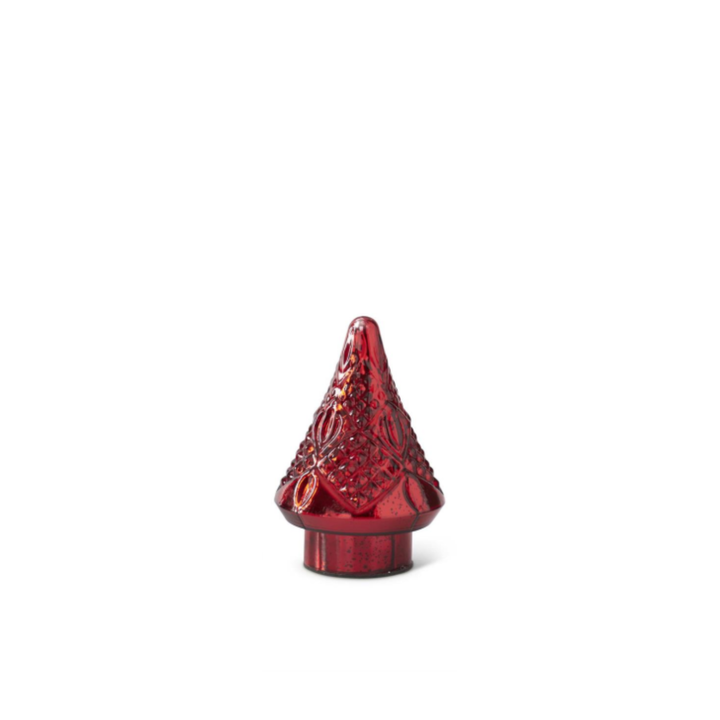 Red Mercury Glass Tree