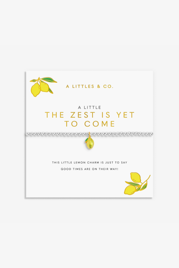 A Little The Zest Is Yet To Come Bracelet