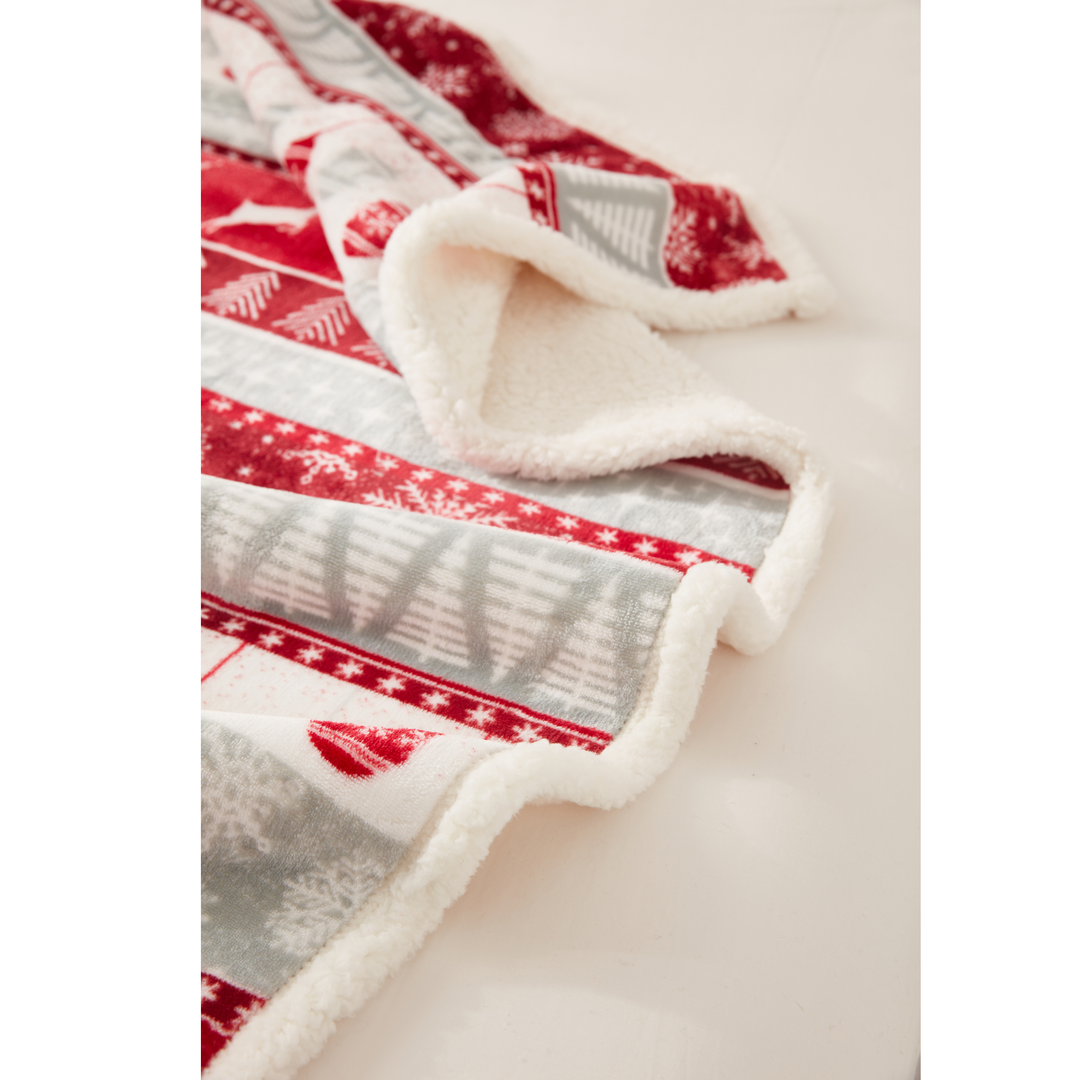 Holiday Sherpa Blanket